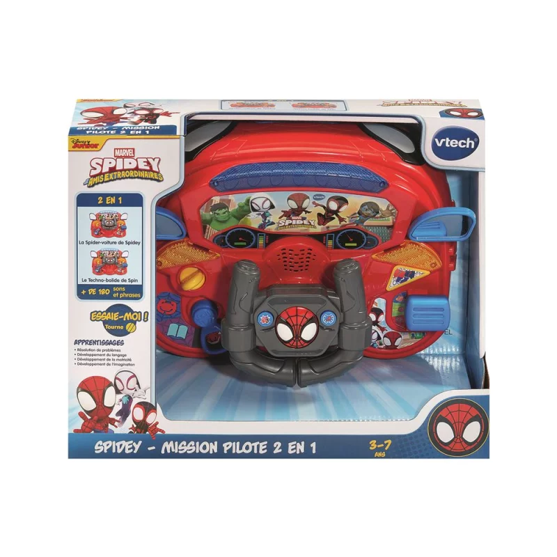 Image : Vtech Spidey Mission Pilote 2 en 1 Marvel