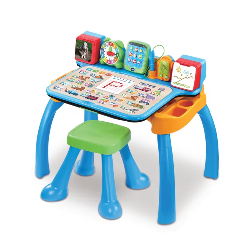 Image : Vtech MagiBureau interactif et musical 6 en 1 Bleu