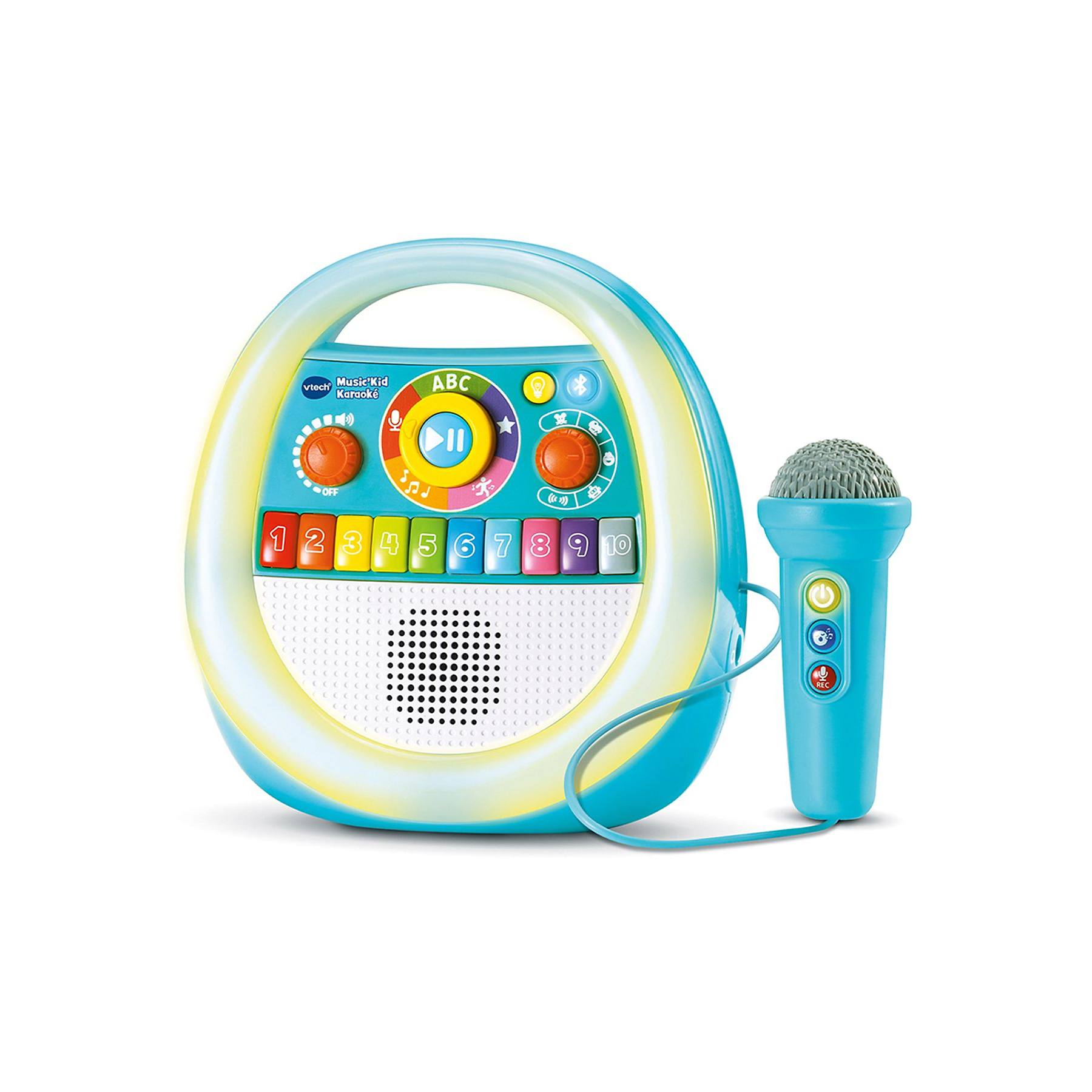 Image : Vtech Baby MusiceKid Karaoké Bleu - Jeu électronique