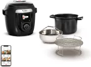 Image : Moulinex CE96G810 Cookeo Wifi 10-en-1 Noir Multicuiseur