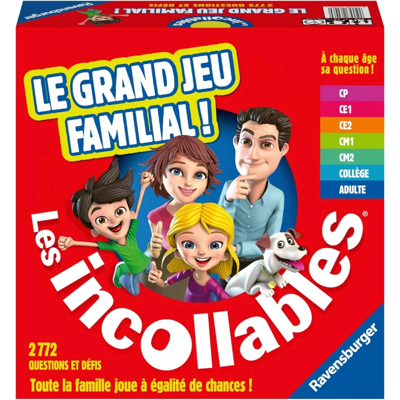 Image : Ravensburger Grand jeu familial des Incollables