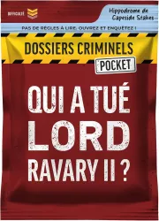 Dossiers Criminels Pocket 2 Qui a tué Lord Ravary II ? Asmodee