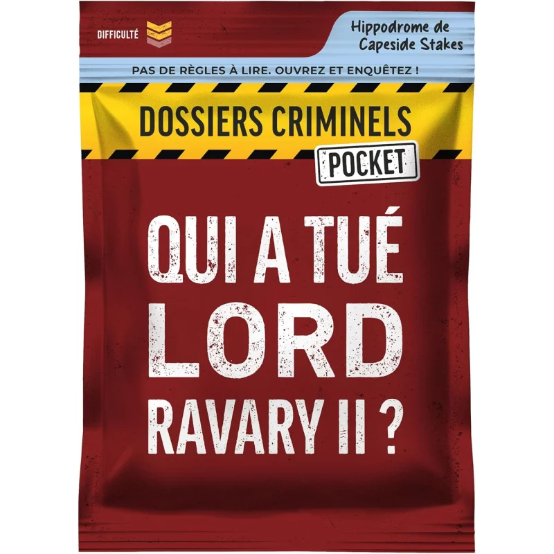 Image : Dossiers Criminels Pocket 2 Qui a tué Lord Ravary II ? Asmodee