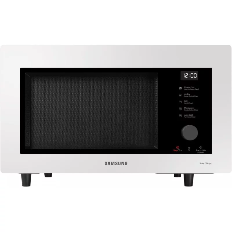 Image : Samsung MC32DB7746KE Micro-ondes Blanc Porcelaine -