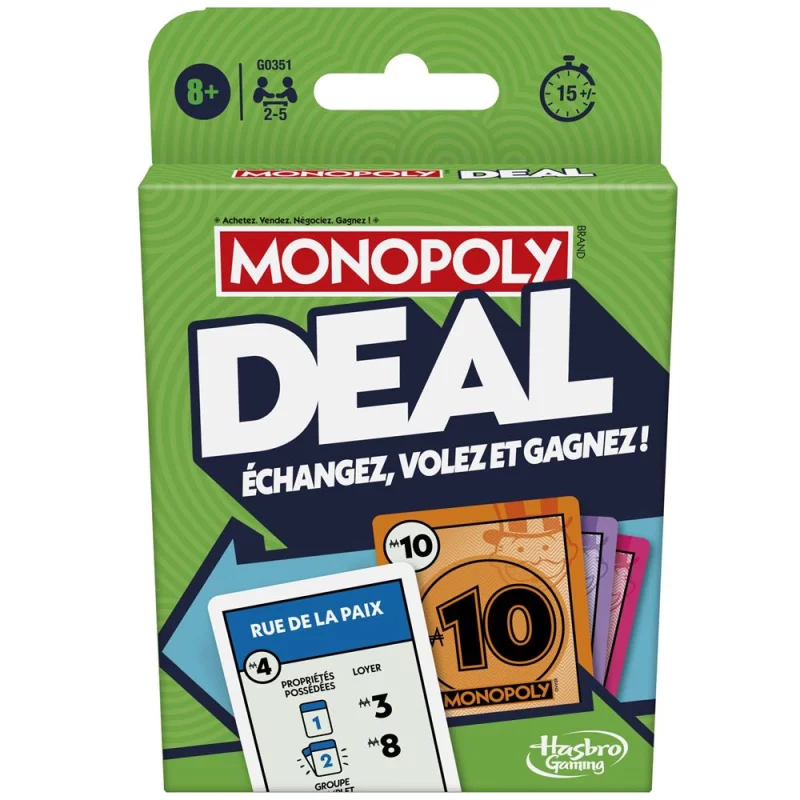 Image : Monopoly Deal Hasbro