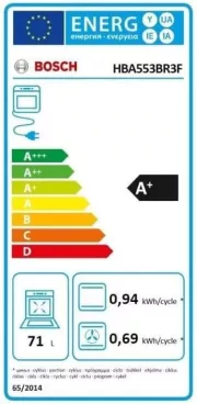 Image : Bosch HBA553BR3F - Four pyrolyse EcoClean