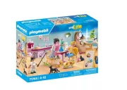 Image : Playmobil My Life 71744 Bar à chats avec 6 chats et personnages