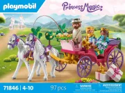 Playmobil Princess Magic 71846 Calèche avec couple princier et cocher