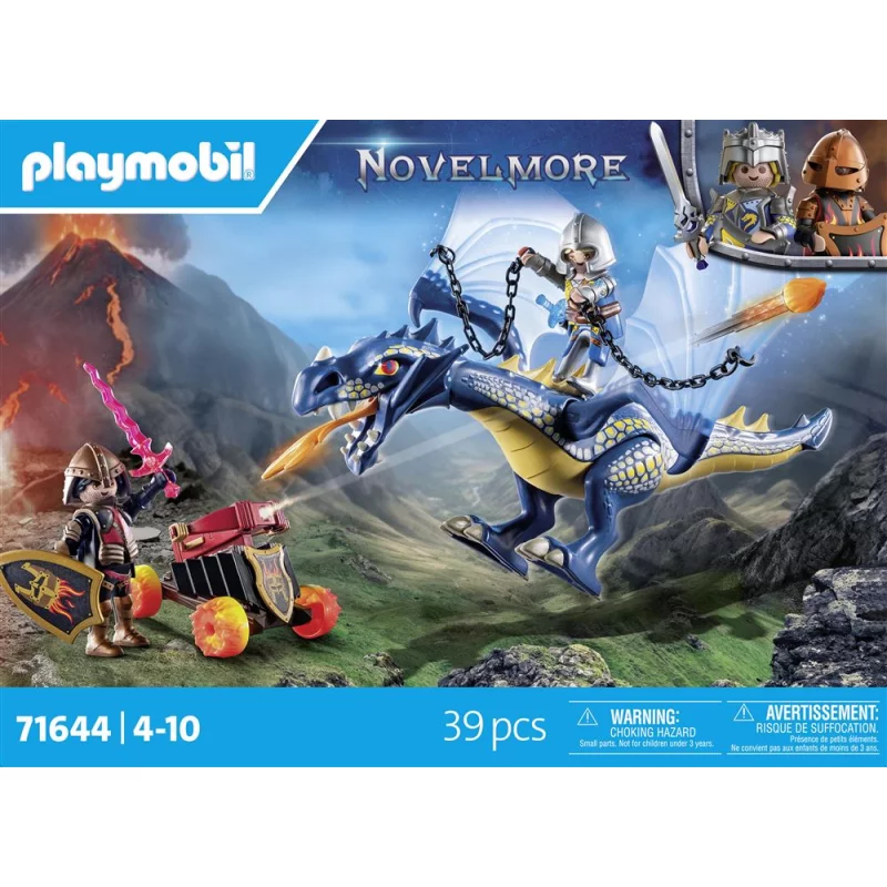 Image : Playmobil Novelmore 71644 Combattants avec dragons et canon