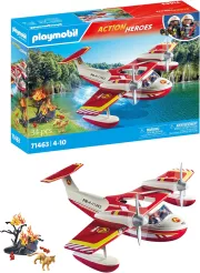 Playmobil Action Heroes 71463 Hydravion avec pompier