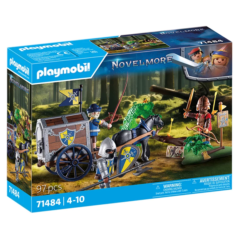 Image : Playmobil Novelmore 71484 Convoi de Novelmore avec bandit