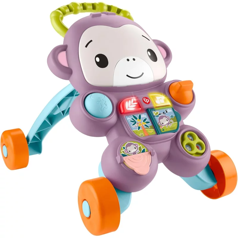 Image : Fisher-Price - Mon Trotteur Singe Violet
