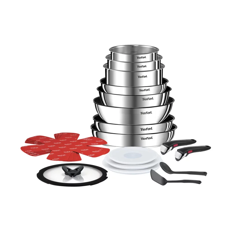 Image : TEFAL Ingenio Emotion 20 pieces L897SJ04 - Batterie de cuisine