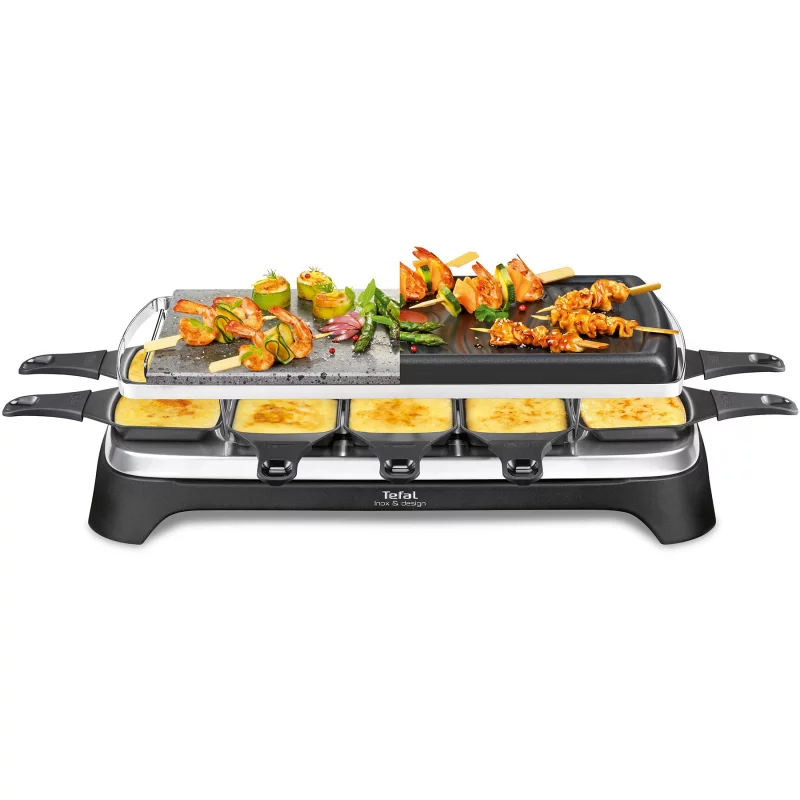 Image : Raclette TEFAL RE45A812 Pierrade 3 en 1
