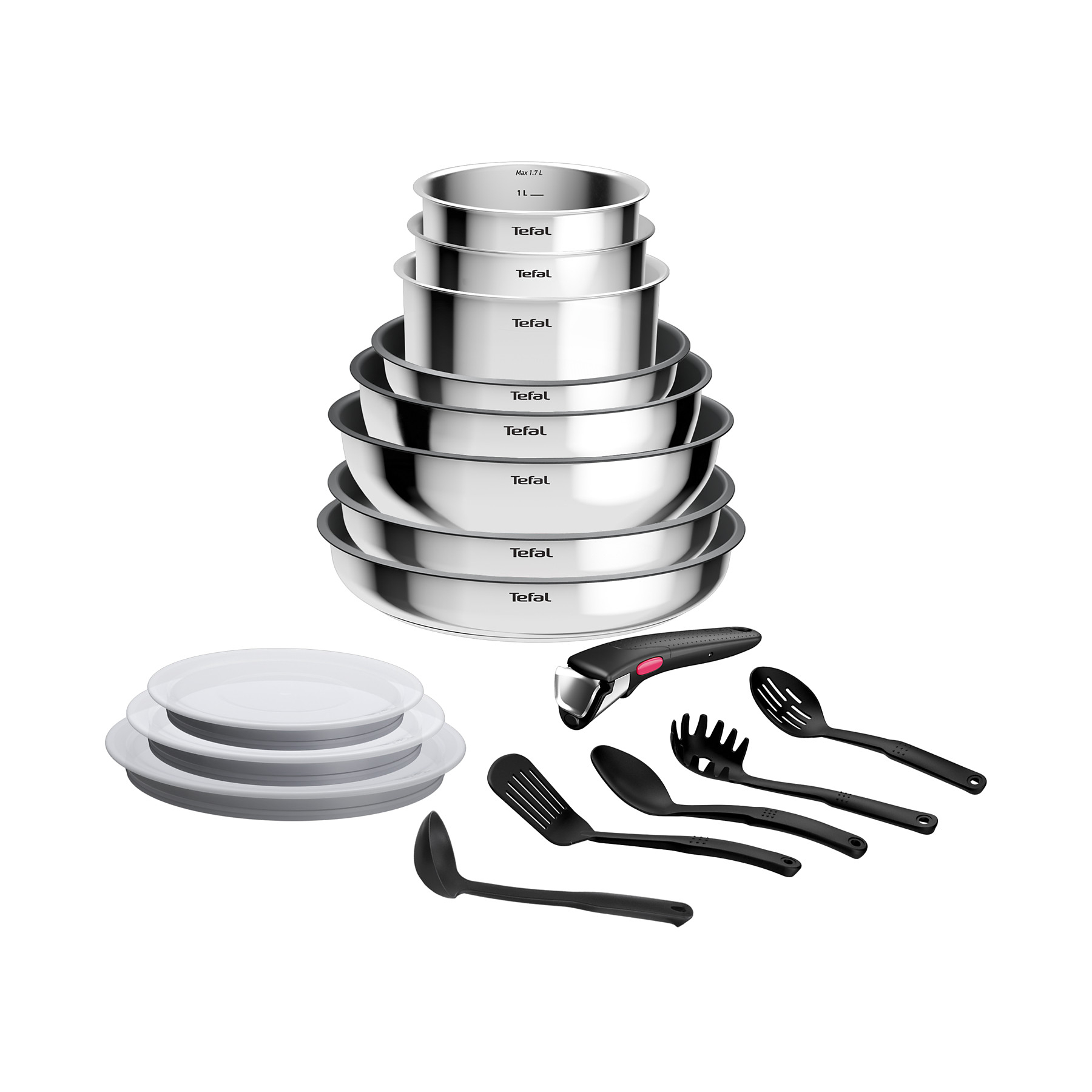 Image : TEFAL L881SR04 Ingenio Cook Eat 17 pieces
