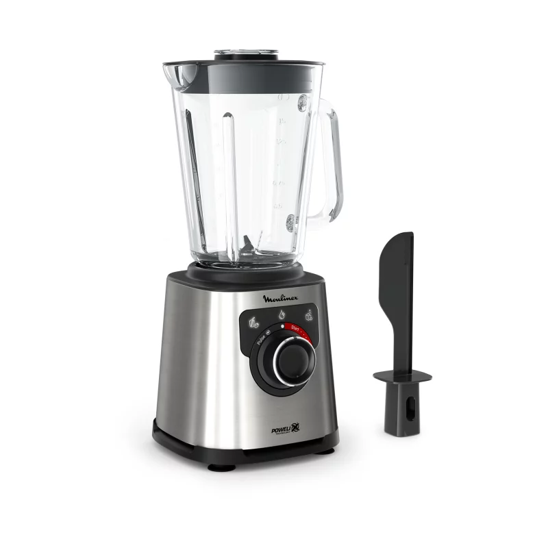 Image : MOULINEX LM871D10 perfect mix noir et metal - Blender