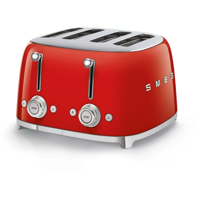 Image : SMEG TSF03RDEU Rouge - Grille-pain