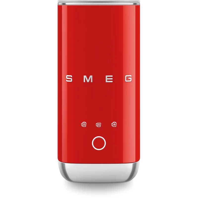 Image : SMEG MFF02RDEU Rouge - Mousseur à lait
