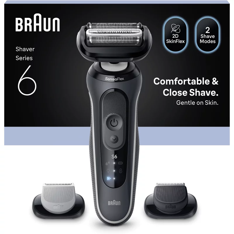 Image : BRAUN Series 6 62-G1650s - Rasoir électrique