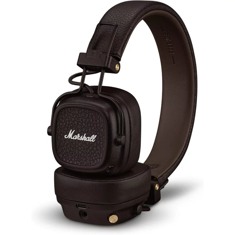 Image : Marshall Major V Bluetooth Brown - Casque Supra-auriculaire
