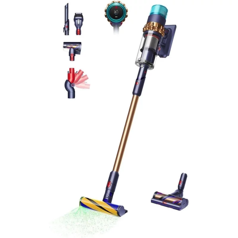 Image : Dyson Gen5detect Absolute (Bleu/Cuivre) - Aspirateur