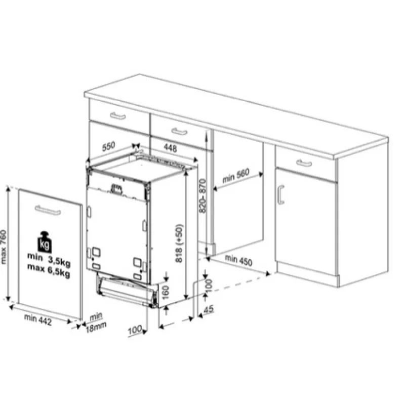 Image : BEKO KDIS28122 - Lave-vaisselle 45cm