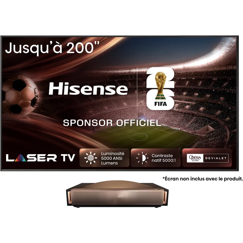 Image : HISENSE L9Q 2025 - Vidéoprojecteur home cinéma