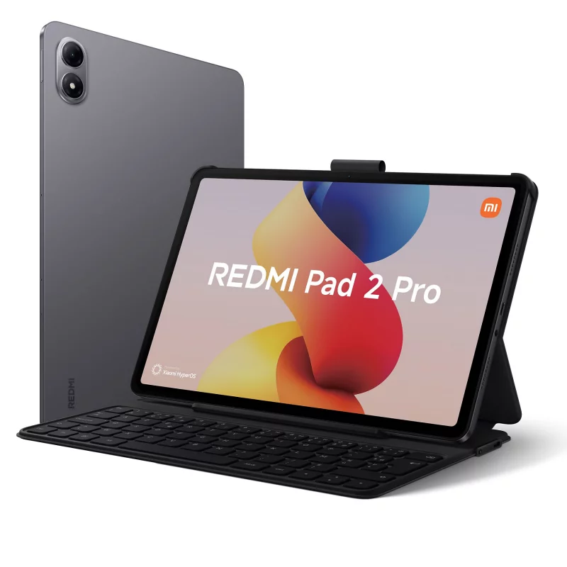 Image : XIAOMI REDMI Pad 2 Pro 6 GO + 128 GO Gris avec clavier