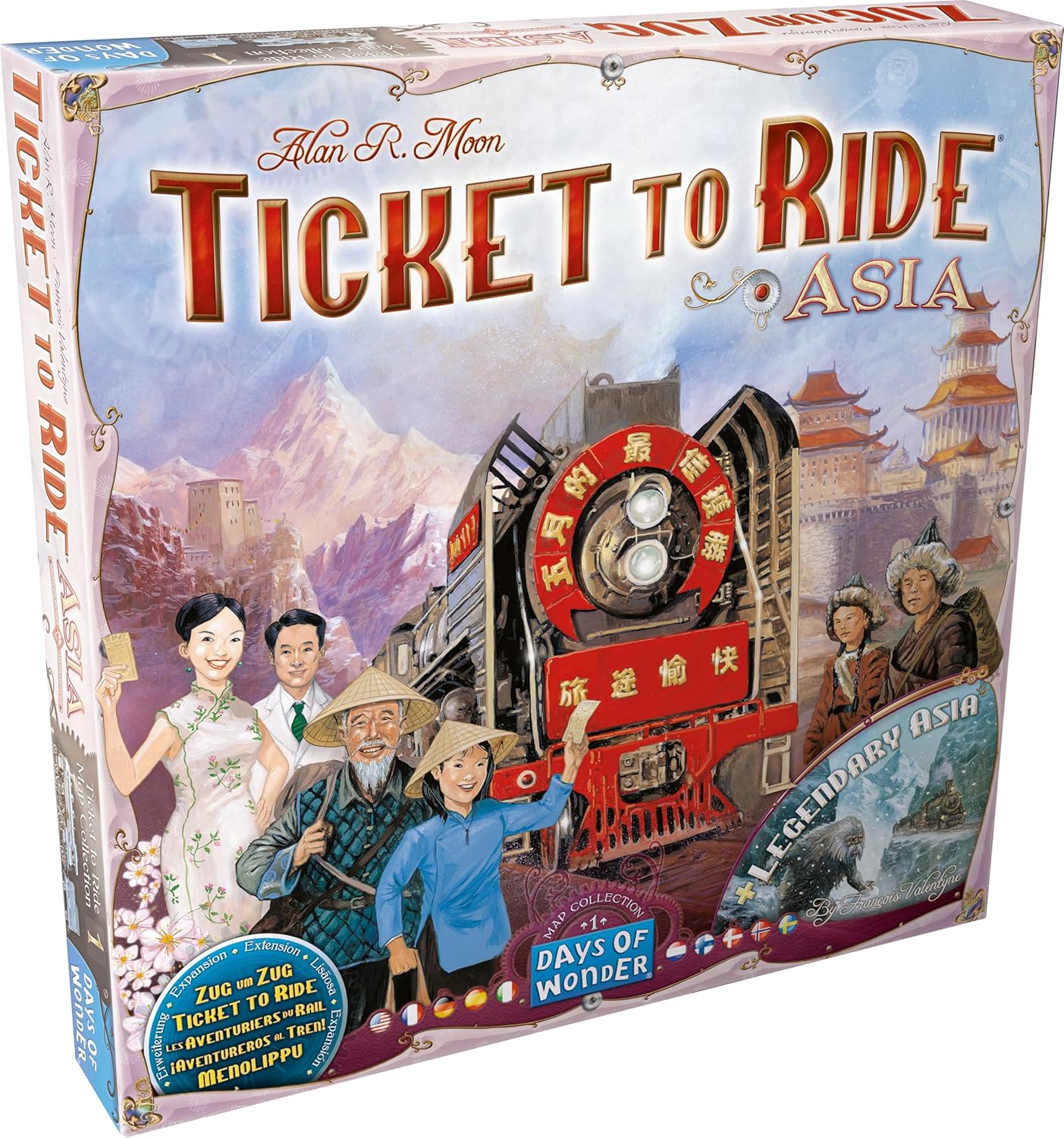 Image : Aventuriers du Rail Asie - Jeu de stratégie Asmodee