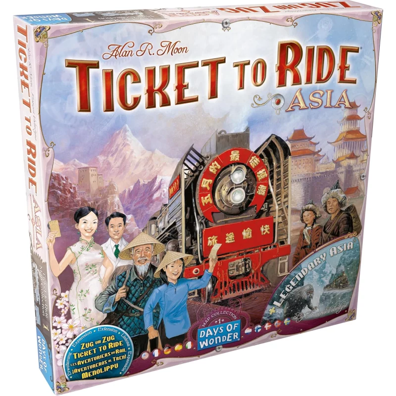 Image : Aventuriers du Rail Asie - Jeu de stratégie Asmodee