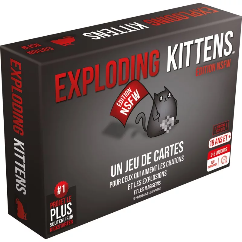 Image : Exploding Kittens Edition NSFW - Jeu d'ambiance Asmodee