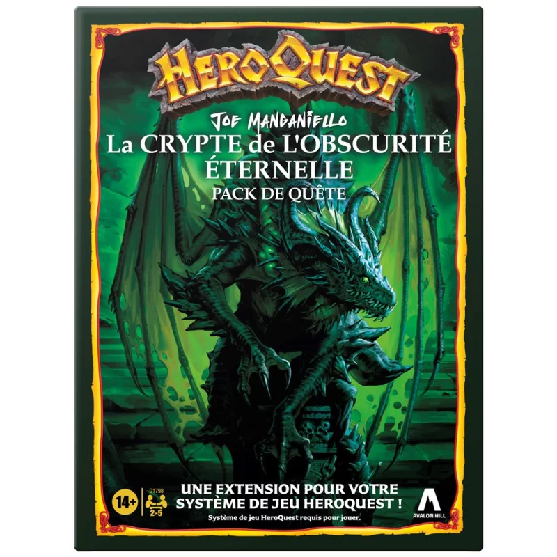 Image : HASBRO HeroQuest La crypte de l'obscurité éternelle