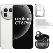 REALME Pack GT8 Pro 512Go Blanc+Charger+BudClip