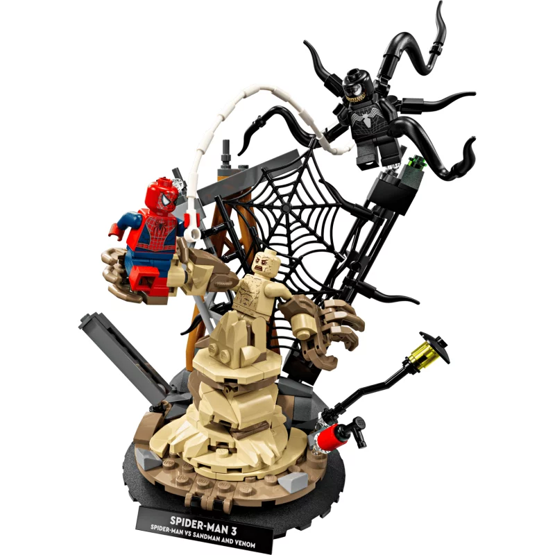 Image : LEGO 76334 Le combat légendaire entre Spider-Man et Sandman Marvel