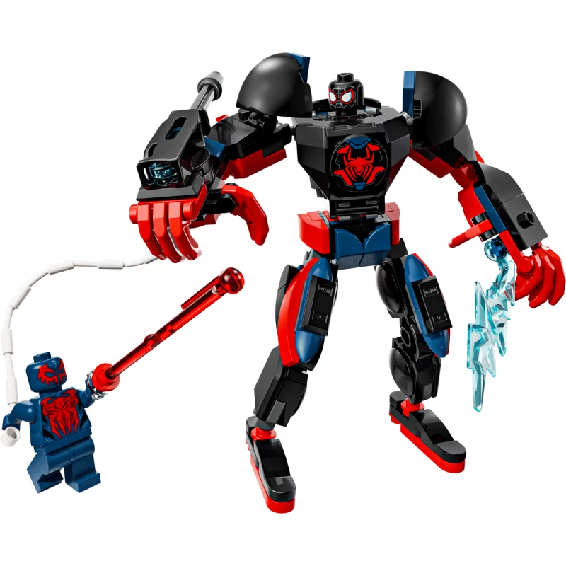 Image : LEGO Marvel 76337 Le robot de Miles Morales contre Spider-Man 2099