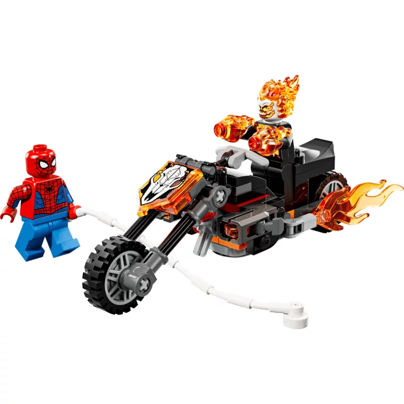 Image : LEGO 76335 Spider-Man et sa moto contre Ghost Rider Marvel