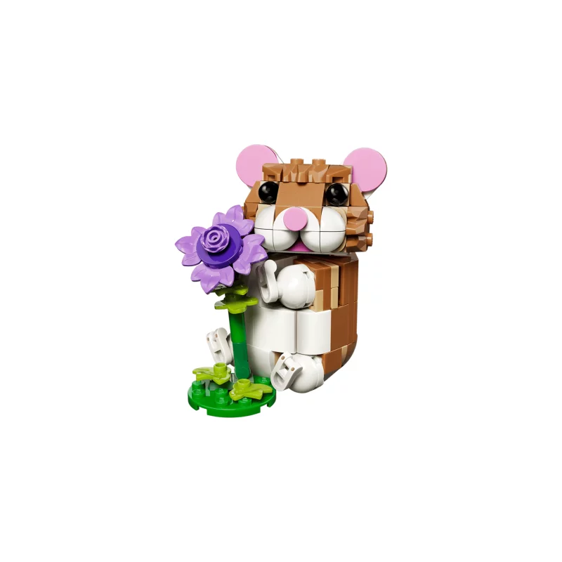 Image : LEGO 31376 L'adorable hamster et la fleur Creator