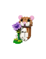 LEGO 31376 L'adorable hamster et la fleur Creator