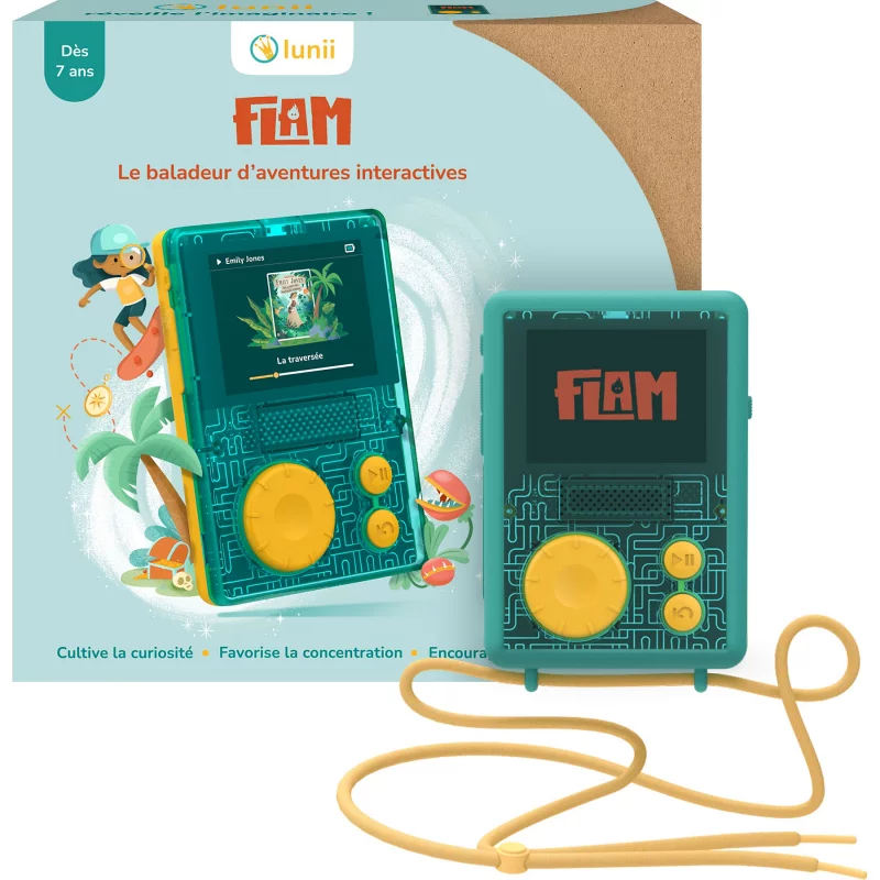 Image : Pack Lunii Baladeur interactif avec coque de protection nomade
