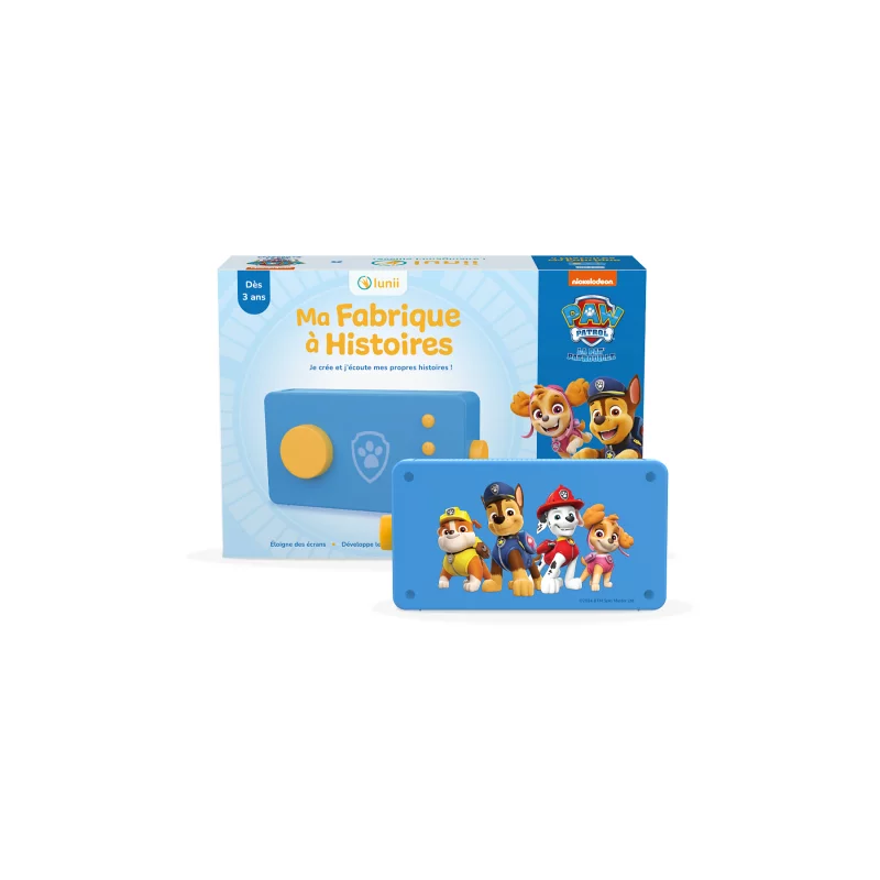 Image : Conteuse d'histoires Lunii Ma Fabrique à Histoires édition limitée Paw Patrol Pat'Patrouille