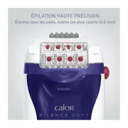 Image : CALOR Silence soft EP5624C0 - Epilateur électrique