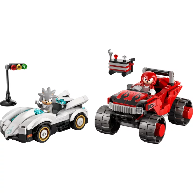 Image : LEGO 77118 La voiture de Silver contre le Monster Truck de Knuckles Sonic