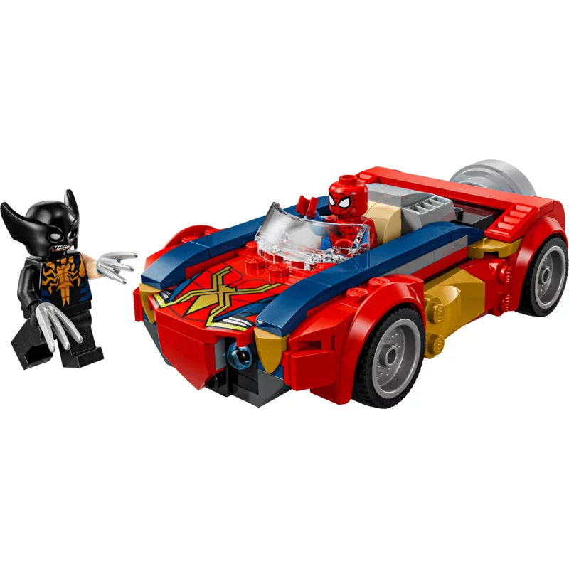 Image : LEGO 76336 Spider-Man et sa voiture contre Wolverine vénomisé Marvel