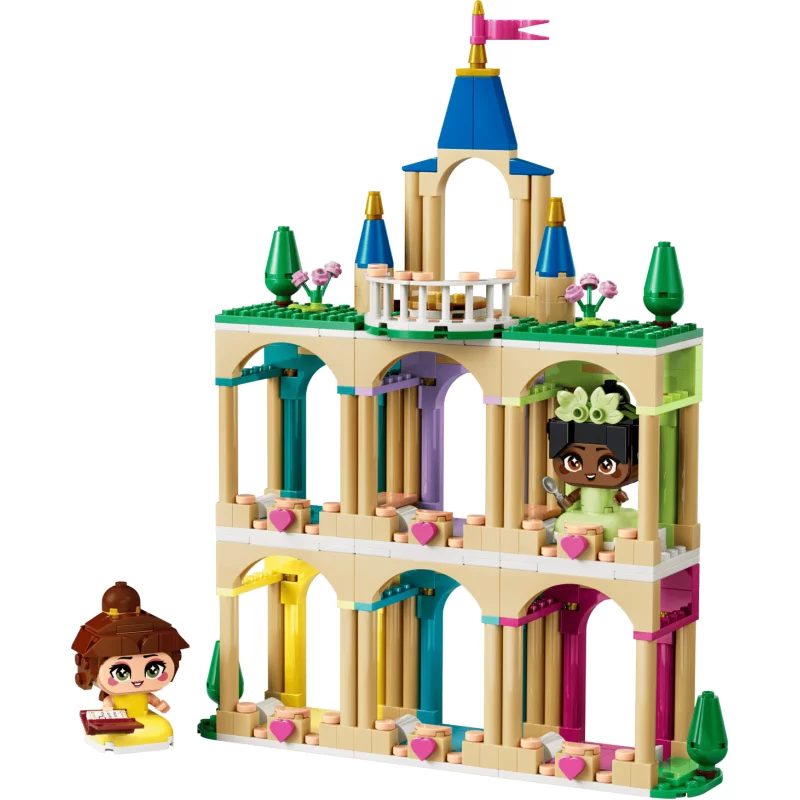 Image : LEGO 43291 Belle et Tiana miniatures avec un château Disney Princess