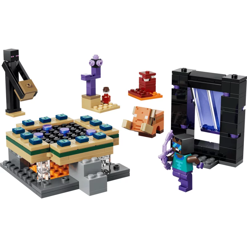 Image : LEGO 21584 Voyage à travers les Portails du Nether et de l'Ender Minecraft