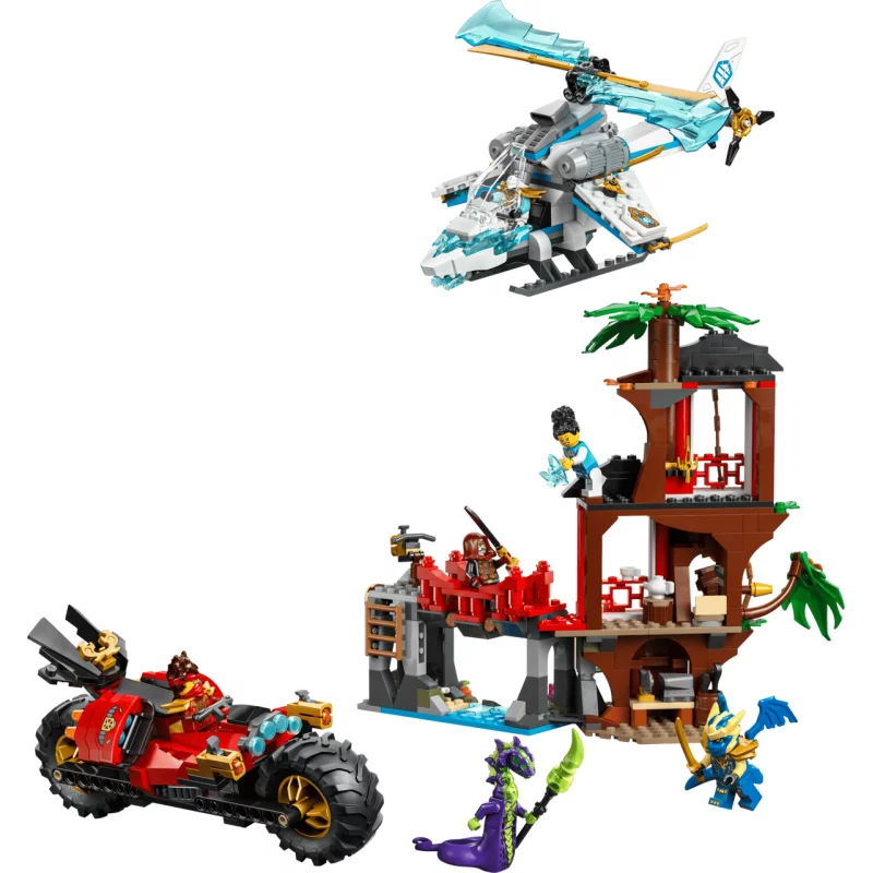 Image : LEGO 71857 La cabane et les véhicules des Ninjas Ninjago