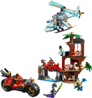 LEGO 71857 La cabane et les véhicules des Ninjas Ninjago