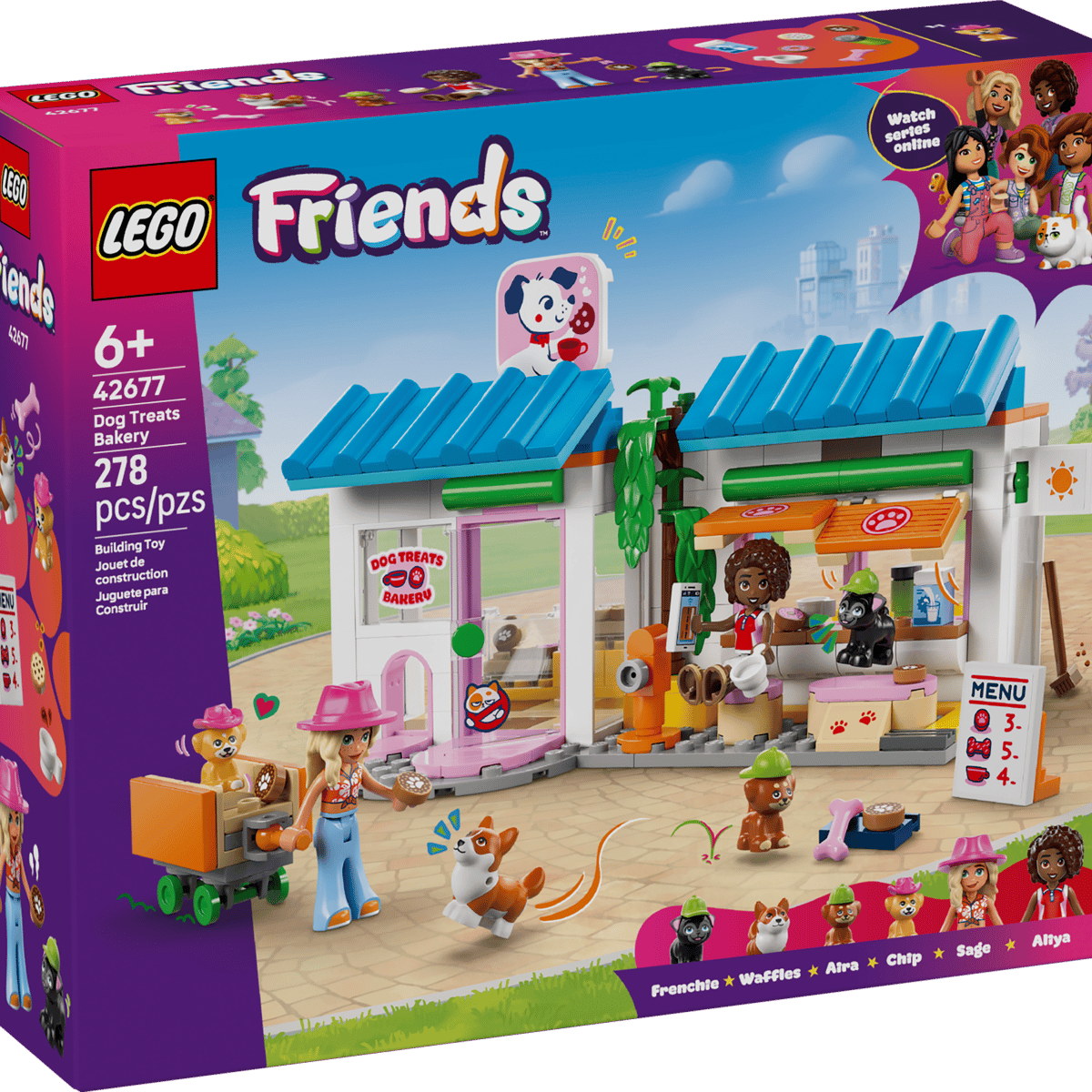 Image : LEGO 42677 La boutique de friandises pour chiens Friends