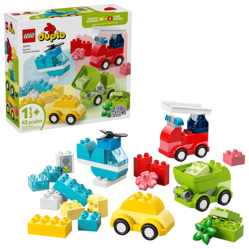 Image : LEGO DUPLO My First 10474 Les véhicules créatifs