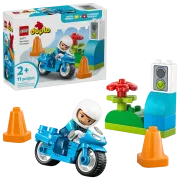 Image : LEGO DUPLO Town 10471 La moto de police bleue